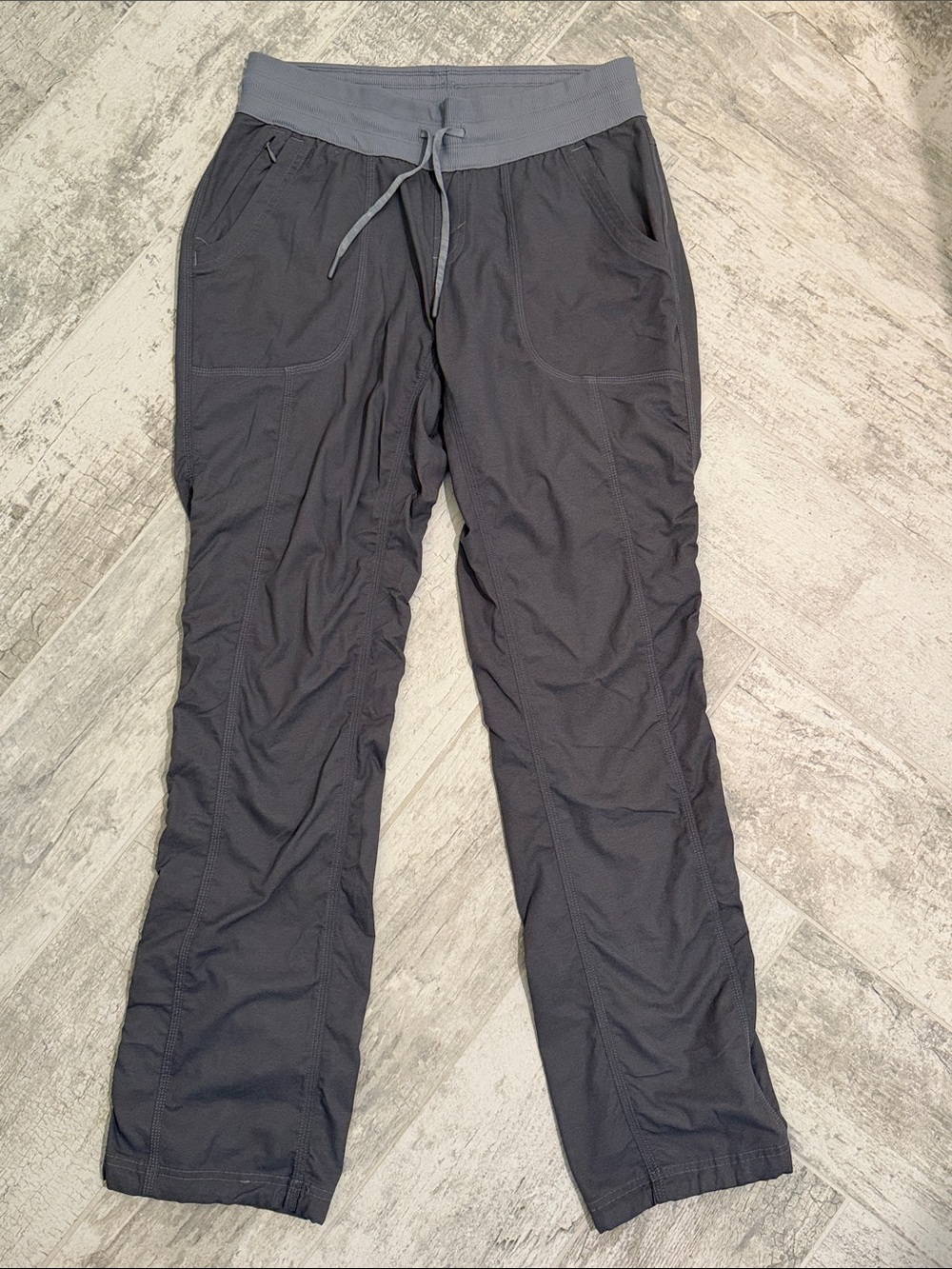 The North Face Ladies Charcoal Drawstring Lightweight Pants